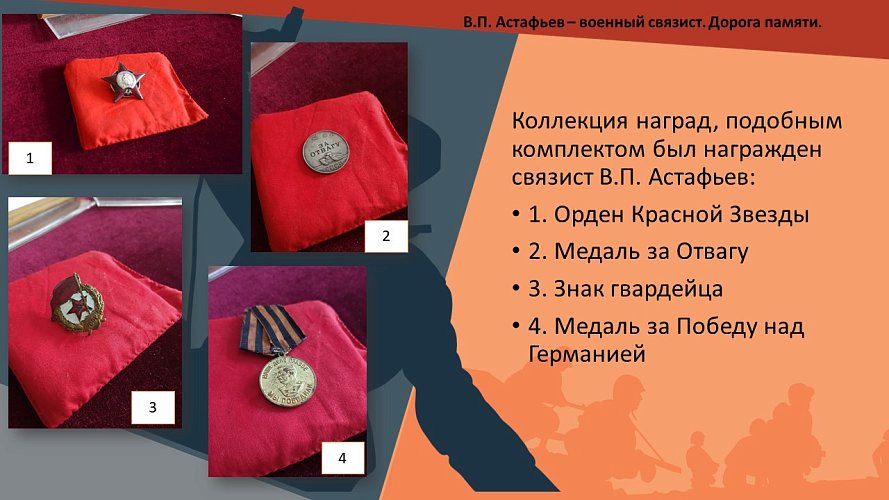 «В.П. Астафьев - военный связист. Дорога памяти»